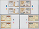 Mauritius: 2002, Historic Maps Of South West Indian Ocean Complete Set Of Four In Vertical IMPERFORA - Mauritius (...-1967)