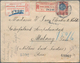 Mexiko: 1908, 20 C. Tied Smudged "MEXICO DF 18 MAY 08" To Registered Cover Via New York And London T - Mexiko