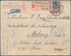 Mexiko: 1908, 20 C. Tied Smudged "MEXICO DF 18 MAY 08" To Registered Cover Via New York And London T - Mexico