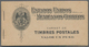 Mexiko: 1914, Violet G.C.M. Handstamps, Unexploded UN PESO Booklet With Panes 4x1c., 8x2c., Two 8x5c - Mexiko