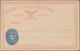 Mexiko - Ganzsachen: 1891, Unused Postal Stationery Card 5 Centavos Blue On Cream With Plain Letters - Mexico