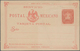 Mexiko - Ganzsachen: 1895, Four Unused Postal Stationery Cards 2 Centavos Carmine And 3 Centavos Bro - Mexico