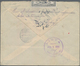 Mexiko - Ganzsachen: 1914, Two Commercially Used Postal Stationery Envelopes 5 Centavos Yellow Hidal - Mexico