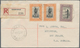 Papua Neuguinea: 1931/39, Three Covers To Foreign: 1931, Lakatoi 2d, 3d Resp. 3d Ovpt. "AIR MAIL" (2 - Papua New Guinea