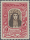 Peru: 1936/1937, Definitives "Pictorials", 10s. Carmine/brown, Fresh Colour And Well Perforated, Min - Peru