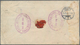 Peru - Ganzsachen: 1895, Uprated Stationery Envelope 20c. Lilac Used As Registered/Avis De Reception - Peru