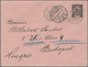Reunion: 1904 Commercially Used Postal Stationery Envelope 25 C Black On Pink (146x112), Sent From S - Covers & Documents