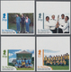 St. Helena: 2014, Commonwealth Games In Glasgow Complete IMPERFORATE Set Of Four From Upper Margins, - Sint-Helena