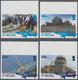 St. Helena: 2016, Airport Construction Complete IMPERFORATE Set Of Four From Upper Margins And The I - Saint Helena Island