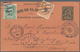 El Salvador - Ganzsachen: 1899, Two Stationery Cards: 2 C Uprated Uprated "1900 1 CENTAVO" And 1 C U - El Salvador