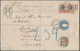 Transvaal - Ganzsachen: 1914/1919, Avis De Reception, Two Uprated Registered Stationery Envelopes Fr - Transvaal (1870-1909)