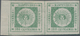 Uruguay: 1859, Sol De Mayo 180 Centesimos Green, * Pair From Left Margin, Large To Huge Margins All - Uruguay