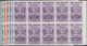 Venezuela: 1951, Coat Of Arms 'TACHIRA' Normal Stamps Complete Set Of Seven In Blocks Of Ten From Ri - Venezuela