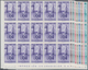 Venezuela: 1951, Coat Of Arms 'ZULIA' Airmail Stamps Complete Set Of Nine In Blocks Of 15 From Lower - Venezuela