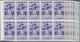 Venezuela: 1953, Coat Of Arms 'MERIDA' Airmail Stamps Complete Set Of Nine In Blocks Of Ten From Lef - Venezuela