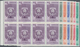 Venezuela: 1953, Coat Of Arms 'TRUJILLO' Normal Stamps Complete Set Of Seven In Blocks Of Eight From - Venezuela