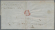 Vereinigte Staaten Von Amerika: 1847: 5c Vertical Pair On Printed Letter 1848 From GUY'S United Stat - Briefe U. Dokumente