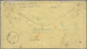 Vereinigte Staaten Von Amerika: 1861, Envelope Bearing Lincoln 15 C Black Tied By Barr Cancel And Re - Briefe U. Dokumente
