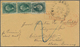 Vereinigte Staaten Von Amerika: 1865 (ca.), Washington 10 C. Darkgreen With Small Part Of Sheet Insc - Covers & Documents