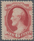 Vereinigte Staaten Von Amerika: 1870, Lincoln 6c. Carmine, Mint Lightly Hinged (minor Gum Fault At L - Briefe U. Dokumente