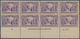 Vereinigte Staaten Von Amerika: 1893, 6c. Columbus, Plate Block Of Eight, Showing Marginal Inscripti - Covers & Documents