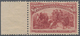 Vereinigte Staaten Von Amerika: 1893, Columbus $2 Brown Red, Left Marginal Copy Of Fresh Colour, Nor - Briefe U. Dokumente