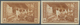 Vereinigte Staaten Von Amerika: 1934, 6c. Mesa Verde Park, Two Imperforated Proofs In Brown, Small D - Briefe U. Dokumente