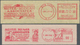 Vereinigte Staaten Von Amerika - Besonderheiten: 1942, Two Gummed METERMARK Labels In Different Type - Other & Unclassified