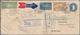 Katapult- / Schleuderflugpost: 1932, Cuba, 5 C Blue Postal Stationery Envelope, Uprated With 10 C Ye - Luft- Und Zeppelinpost