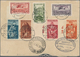 Zeppelinpost Deutschland: 1934. High Values (1.5,2,5Fr) Of The 1934 Volkshilfe / Welfare Issue On 19 - Luft- Und Zeppelinpost