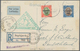 Zeppelinpost Europa: 1931, Iceland Flight With 'Graf Zeppelin', Iceland Post With Two Registered Ppc - Europe (Other)