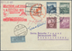 Zeppelinpost Europa: 1933, ZEPPELIN-4. South America Trip With Czechoslovakia Franking On Postcard F - Europe (Other)