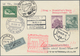 Zeppelinpost Europa: 1939, Airmail Card From PRAGUE, Connection Mail To Zeppelin Germany Tour To Ess - Europe (Other)