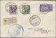 Zeppelinpost Übersee: 1933, Trip To Italy, Tripolitania Airmail 5l. Violet In Combination With Libya - Zeppeline
