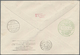 Zeppelinpost Übersee: 1933, Trip To Italy, Tripolitania Airmail 5l. Violet In Combination With Libya - Zeppeline