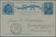 Schiffspost Alle Welt: 1899, Stationery Card 1 C. Reply Part W. Single Line Steamer Mark "HUNGARIA" - Other & Unclassified