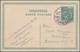 Albanien - Ganzsachen: 1918 Commercially Used Postal Stationery Card 5 Qint Green From Durazzo, The - Albania