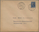 Albanien - Ganzsachen: 1939, 25 Q Blue Postal Stationery Cover With Overprint Cancelled "SHKODER" To - Albania