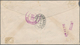 Andorra - Französische Post: 1949, 7 Items Mixed Franking On Registered Letter From Lavieille To USA - Other & Unclassified