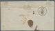 Belgien: 1856/1863, Two Insufficiently Paid 20c. Blue Entires To France Resp. Switzerland: 1856 Lett - Other & Unclassified