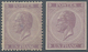 Belgien: 1865 'King Leopold I.' 1fr. Pale Violet, Perf 14¼, Unused Without Gum, With A Central Thin - Other & Unclassified