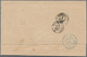 Belgien: 1889 Destination URUGUAY: Three Folded Letters Sent From Antwerp Station To Montevideo, Uru - Other & Unclassified