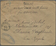 Belgien: 1893 'King Leopold II.' 1fr. Carmine On Green, Two Singles Used On Back Of Insured Cover Fr - Other & Unclassified