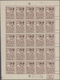 Belgien: 1911 'Charleroi Exhibtion' 2c. (+2c.) Lilac-brown COMPLETE SHEET Of 25, With Boxed "DEPÔT-1 - Other & Unclassified