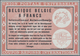 Belgien: 1966. Essay Coloured Light Brownish Red For "International Reply Coupon 8 Francs" (Vienna T - Other & Unclassified