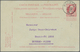 Belgien - Ganzsachen: 1906/1908 Destination ARGENTINA: Postal Stationery Card 10c. With PERFIN "F.N. - Sonstige & Ohne Zuordnung