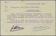 Belgien - Ganzsachen: 1906/1908 Destination ARGENTINA: Postal Stationery Card 10c. With PERFIN "F.N. - Sonstige & Ohne Zuordnung