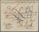 Belgien - Besonderheiten: 1800, FRANCFORT PAR COLOGNE, Double-line Transit Handstamp In Red On Milit - Other & Unclassified