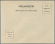 Belgien - Besonderheiten: 1906, UPU, Belgien, Entwurf Für Einen Rückantwortbrief (Vordruck BELGIQUE - Sonstige & Ohne Zuordnung