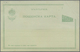 Bulgarien - Ganzsachen: 1901, 5 St. Stationery Card Showing Unprinted Upper Right Corner Because Of - Ansichtskarten